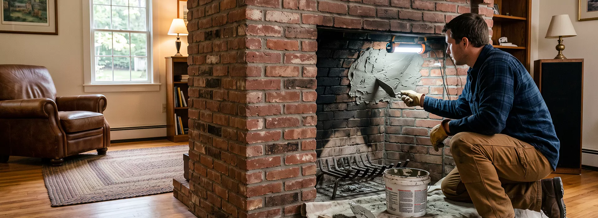 Fireplace Smoke Chamber Repair in New Braunfels