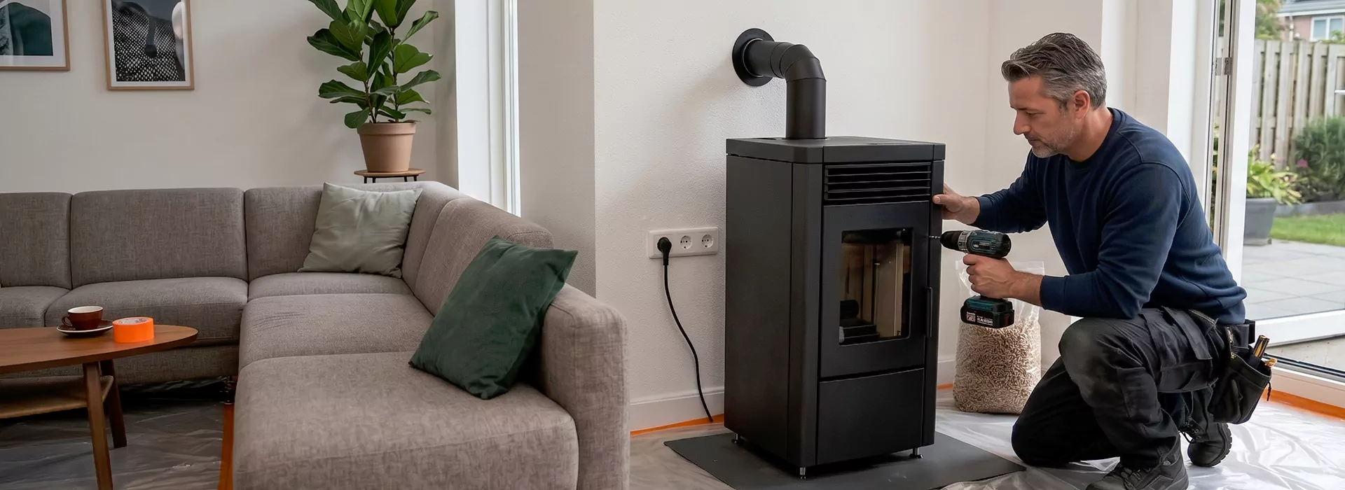 Pellet Stove Chimney Installation in New Braunfels, TX