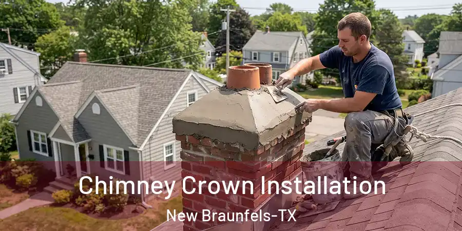 Chimney Crown Installation New Braunfels-TX