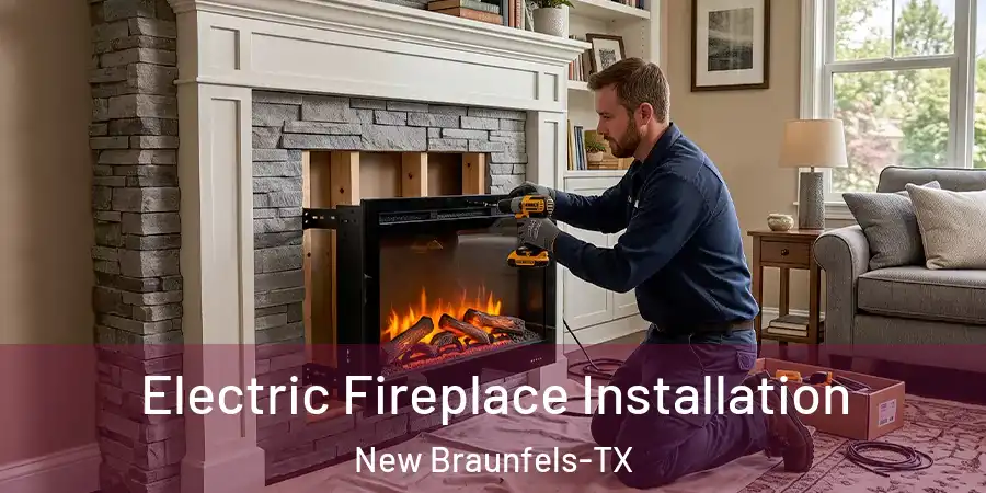 Electric Fireplace Installation New Braunfels-TX