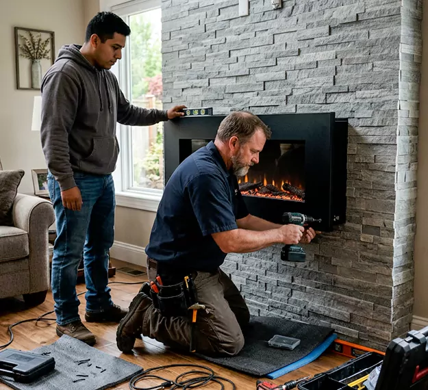 Certified Floating Fireplace Installation Company: Your Local Floating Mantel Installer in New Braunfels, TX