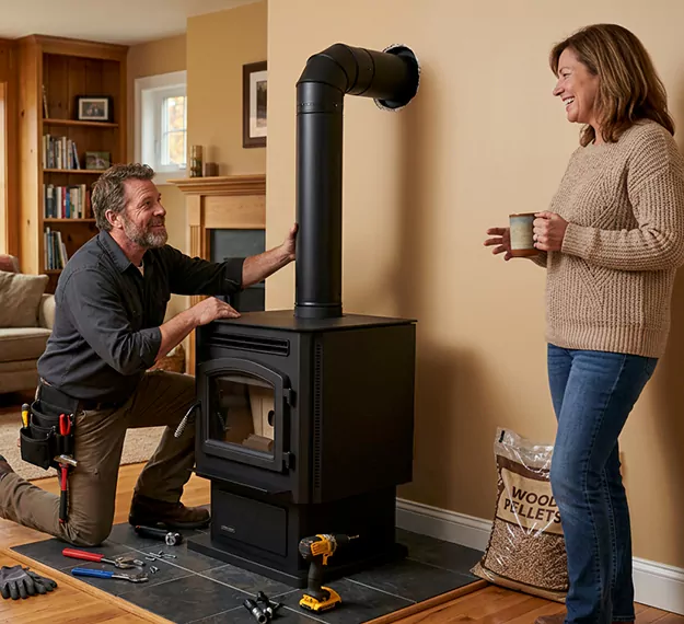 Certified Pellet Fireplace Installation Company: Your Local Pellet Stove Fitting Team in New Braunfels, TX