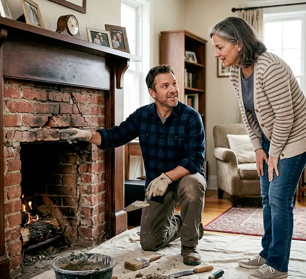 Why New Braunfels Homeowners Choose Our Brick Fireplace Repair Team?