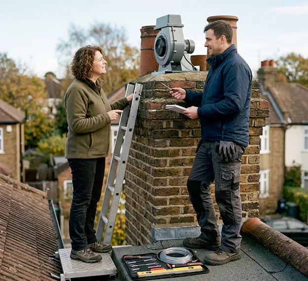 Why New Braunfels, TX Homeowners Choose Our Chimney Fan Installation Team?