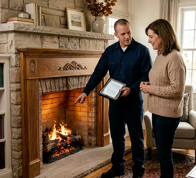 Why New Braunfels Homeowners Choose Our Electric Fireplace Logs Team?