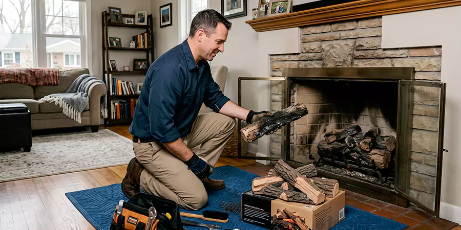 Replacing Gas Fireplace Logs New Braunfels