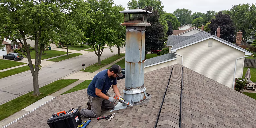Stone, Stucco, and Metal Chimney Leak Repair New Braunfels