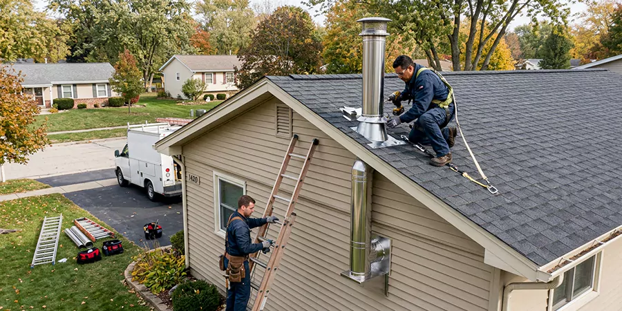 Installing a Pellet Stove in a Corner or Mobile Home New Braunfels