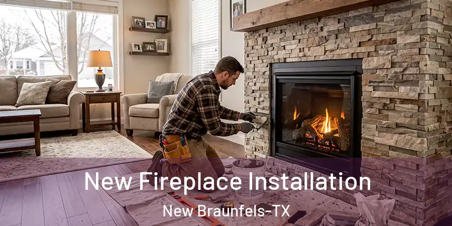 New Fireplace Installation New Braunfels-TX