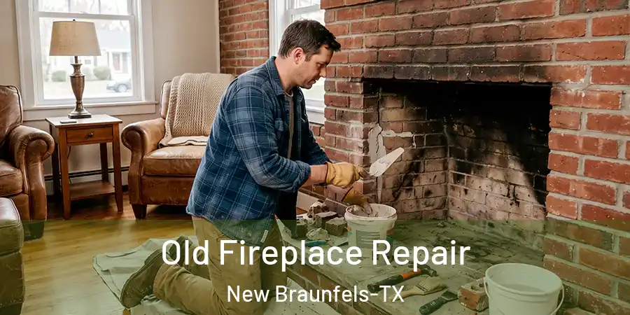  Old Fireplace Repair New Braunfels-TX