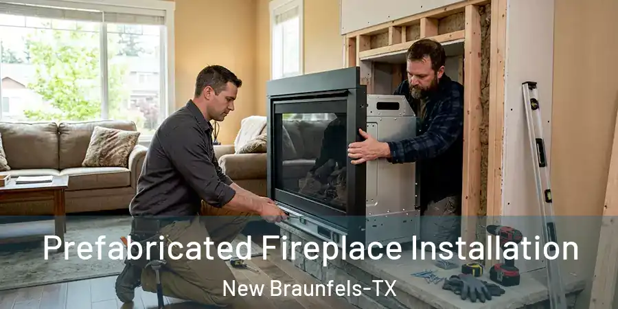  Prefabricated Fireplace Installation New Braunfels-TX