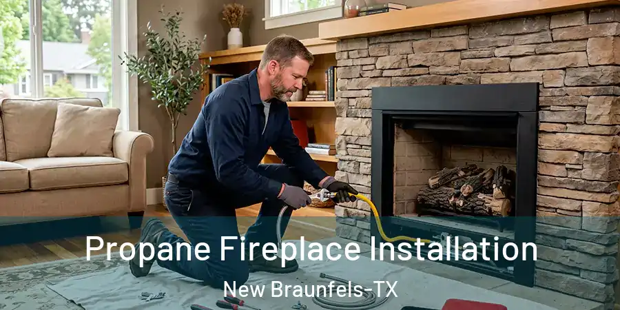  Propane Fireplace Installation New Braunfels-TX